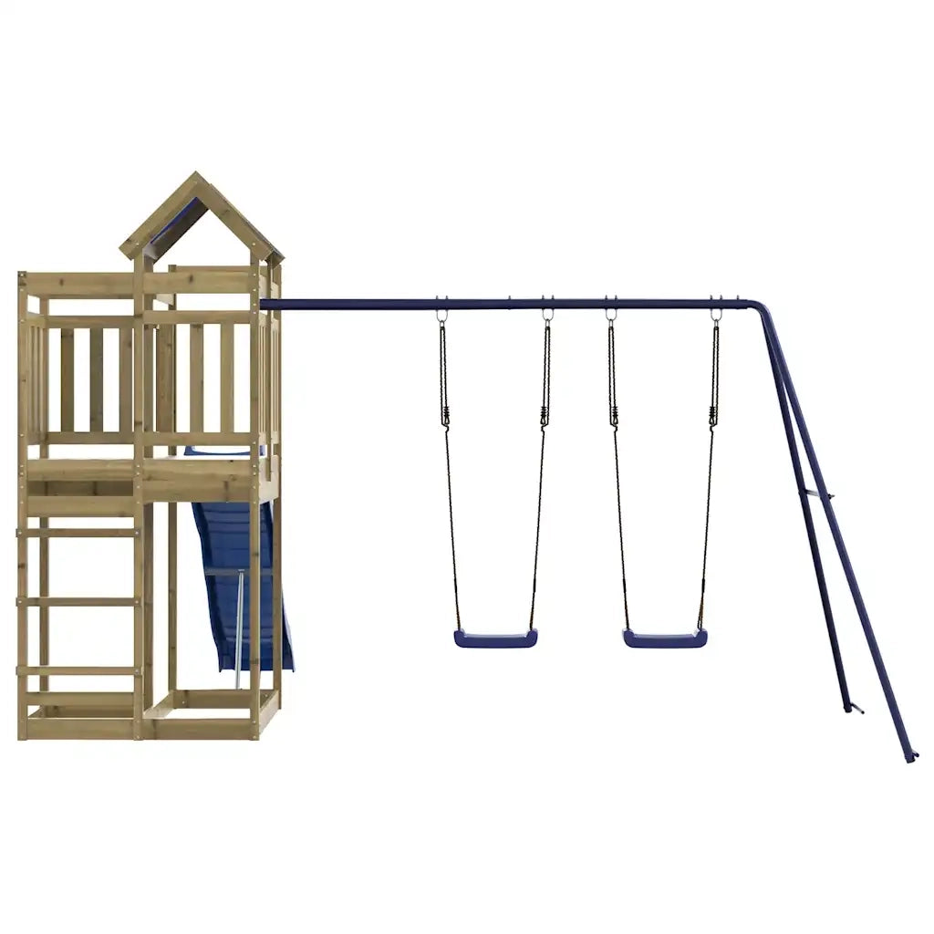 Set da Gioco da Esterno in Legno di Pino Impregnato 3279003