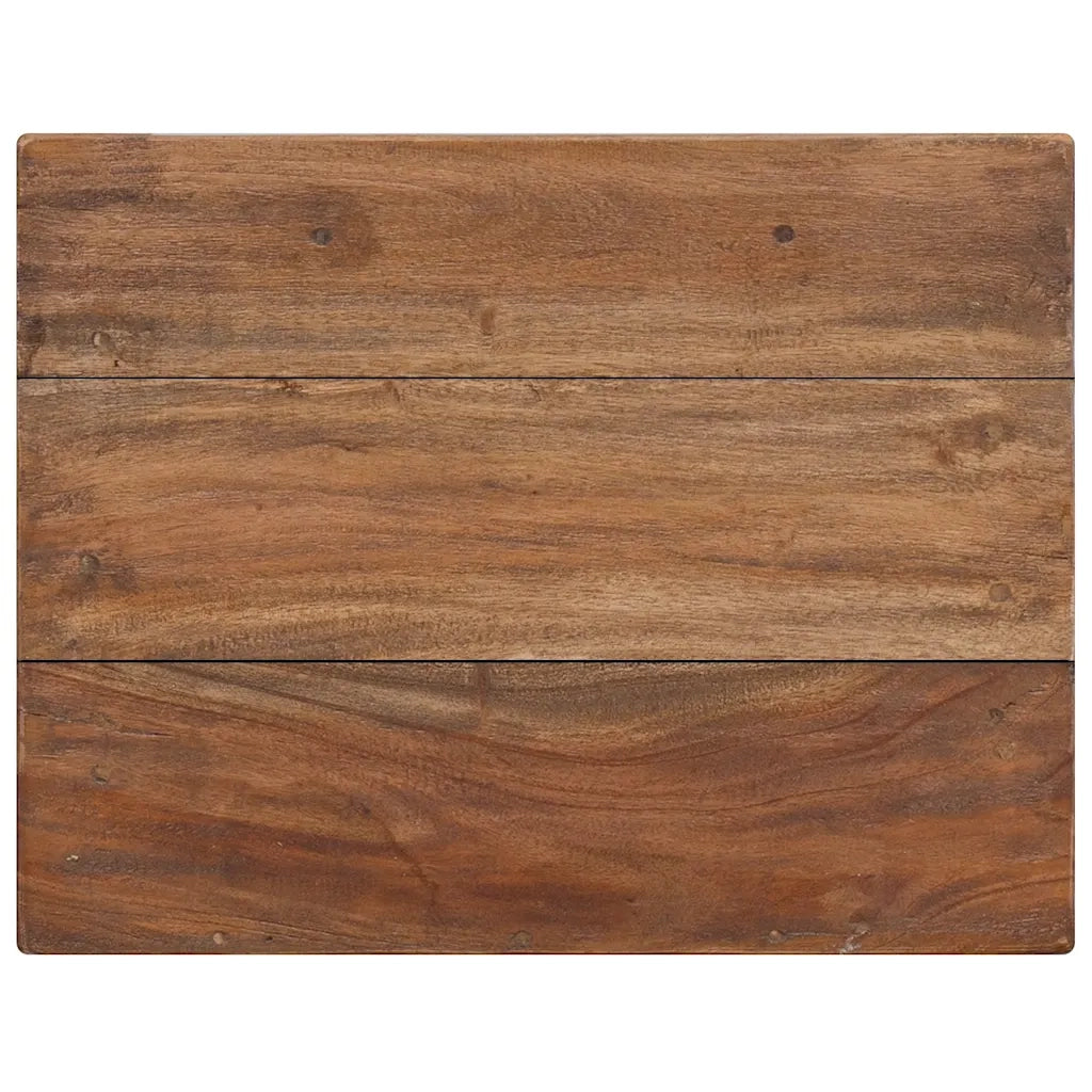 Comodino in Legno Massello di Mogano 40x30x51 cm 244487