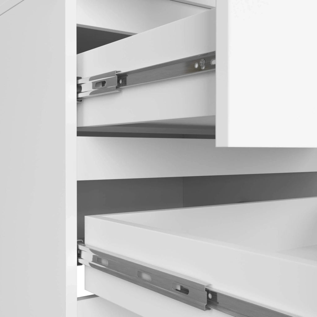 Armadio AKORD S60 Bianca 60 cm 2 ante 2 cassetti 60x51x180 cm