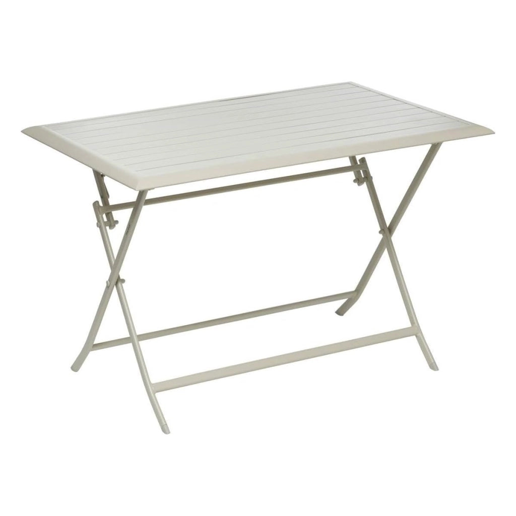 Tavolo da giardino pieghevole Azua argilla 4 posti 135 x 90 x 75 cm