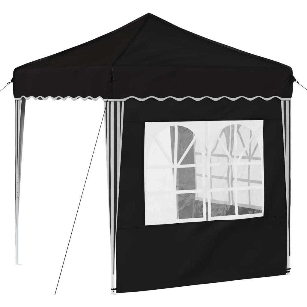 Tenda per feste a pop-up-Gazebo Nero 195 x 195 x 245 cm