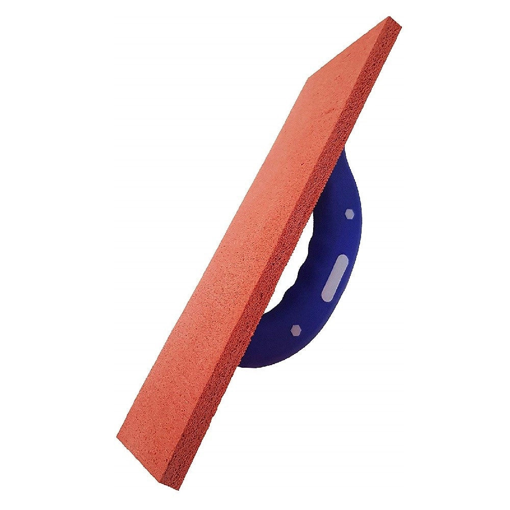 Trade Shop - Cazzuola Frattazzo Frattone In Gomma Spugna 30x10cm Manico Per Stucco Intonaco Muratore -