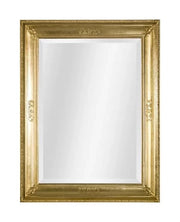 Specchiera in foglia oro rettangolare misure: 67 x 87 x 5