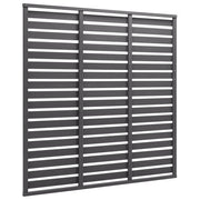 Pannello di recinzione | Recinzione da Giardino in WPC 180x180 cm Grigio