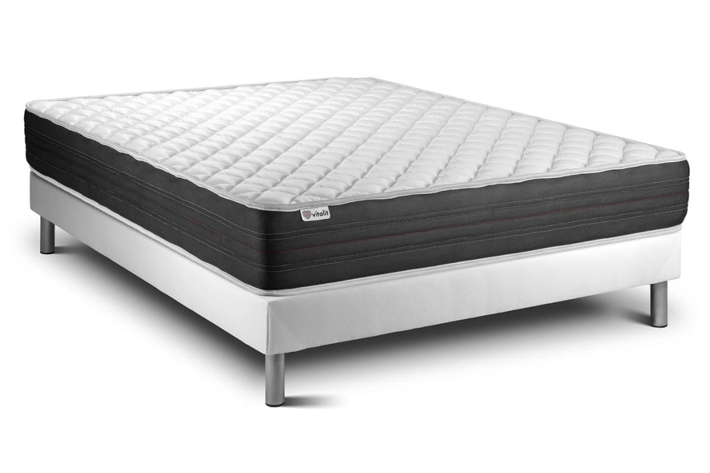 Letto con materasso VITAL MEMO ONE 150 x 200 cm Rete kit Bianco