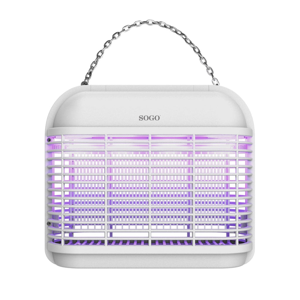Lampada antizanzare elettrica UV-A 6W, griglia alta tensione 2500V, 8 LED lunga durata 20000 ore, copertura 100m² - SOGO