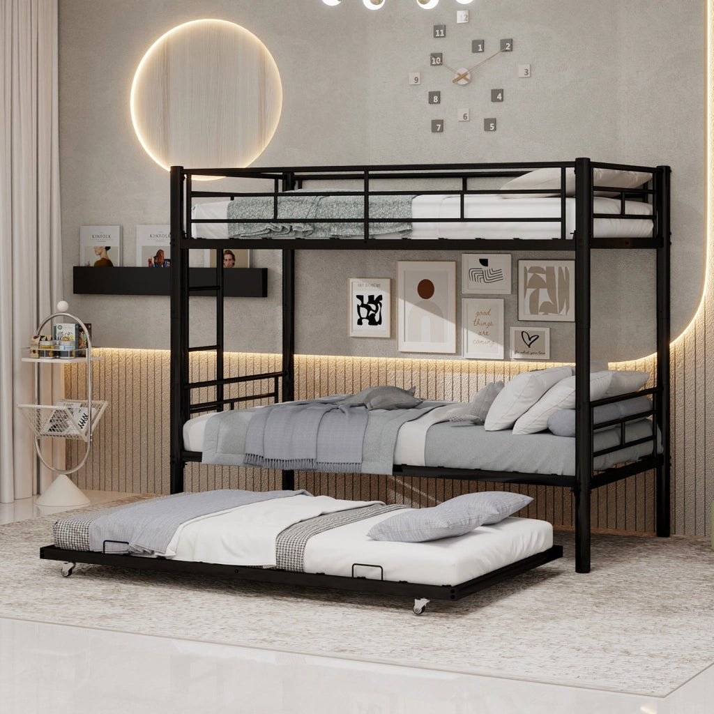 Letto a Castello Twin over Twin ¨C MINIMAL ¨C Metallo, con Rete, Struttura Robusta