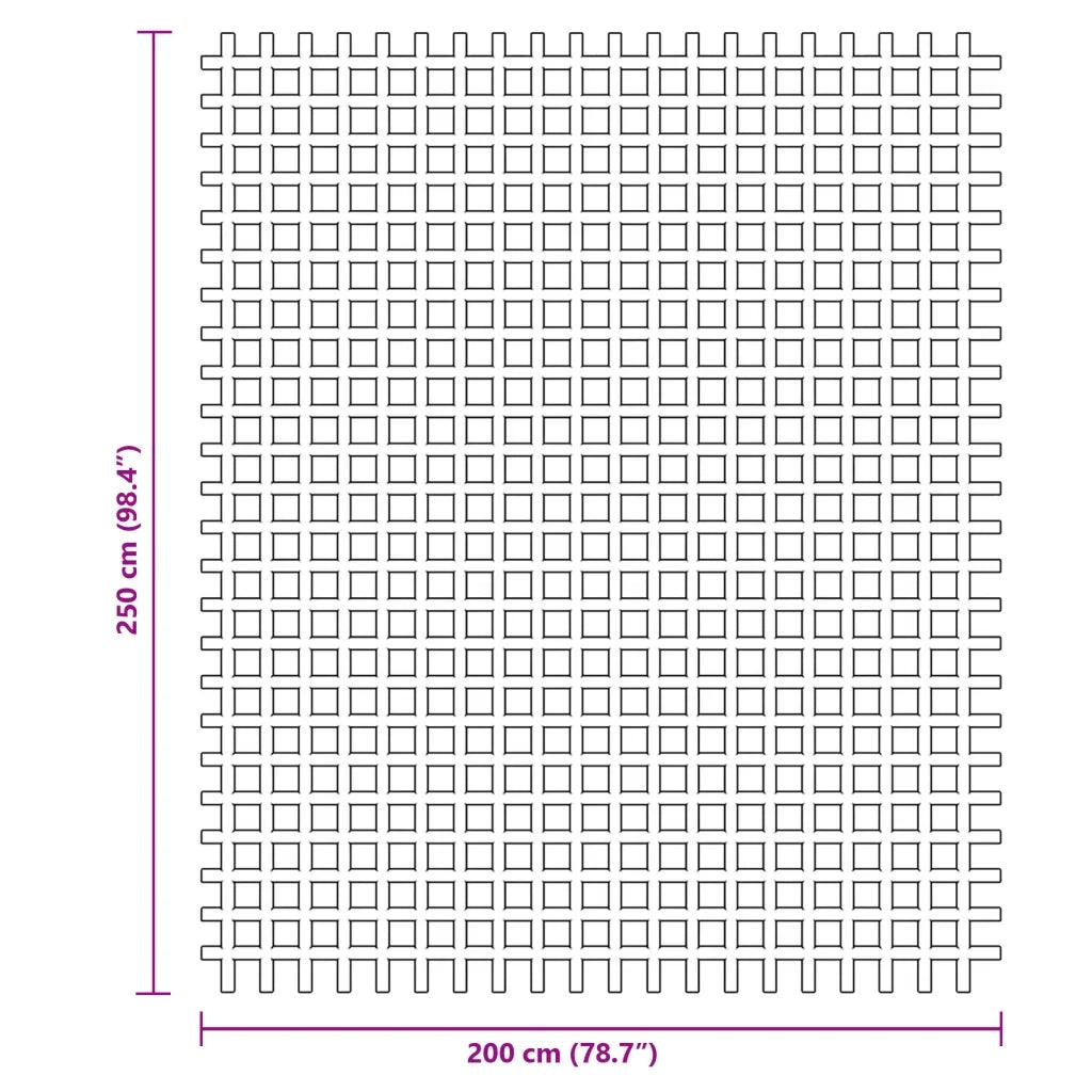 Tappeto da Tenda Antracite 2,5x2 m