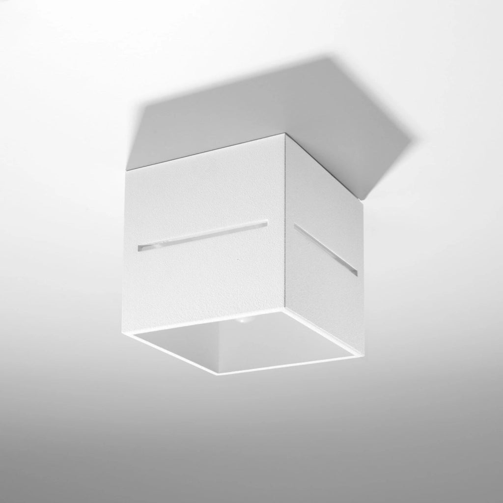 Faretto soffitto Pure Lume Lupino bianco quadrato G9
