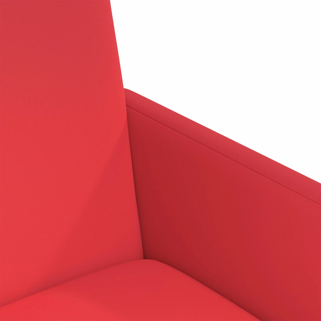 Sedie da Pranzo con Ruote con ruote 2 pcs Rosso 57 x 66 x 94 cm 42017821
