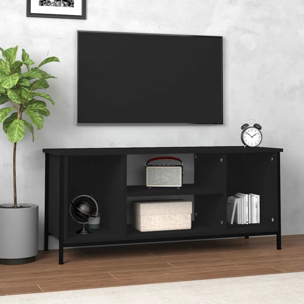 Mobile TV | Armadietto TV | Mobile Porta TV Nero 102x35x45 cm in Legno Multistrato