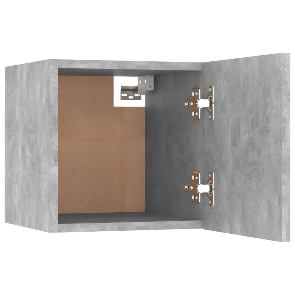 Set Mobili Porta TV 8pz Grigio Cemento in Legno Multistrato 3114225