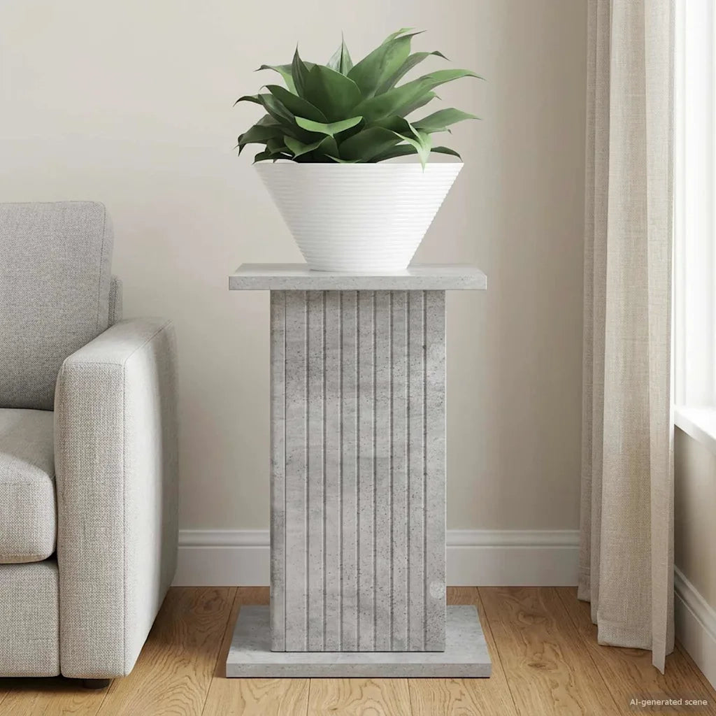 Supporto per piante | Sostegno per piante Grigio Cemento 30,5 x 30 x 43 cm