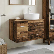 Set di mobili per il bagno 2 pz Legno antico 3403990