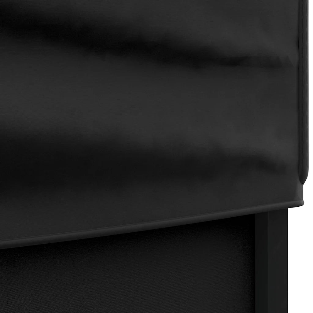 Tenda per Feste Pieghevole con Pareti Laterali Nero 3x6 m 93546