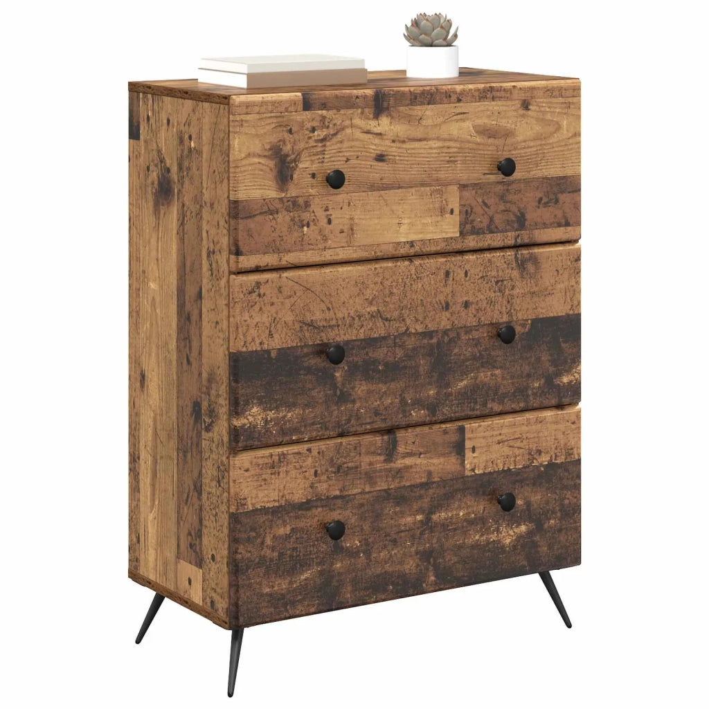 Mobile con Cassetti Legno antico 66 x 34,5 x 90 cm