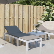 Lettino Prendisole con Cuscini Bianco in PP cod mxl 132352
