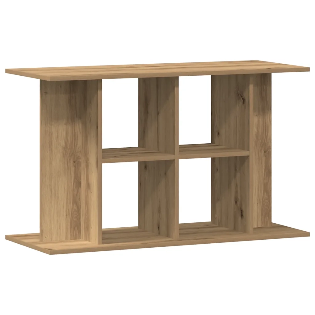 Supporto per acquario artigianale in rovere 100x40x60 cm in legno ingegnerizzato 857275