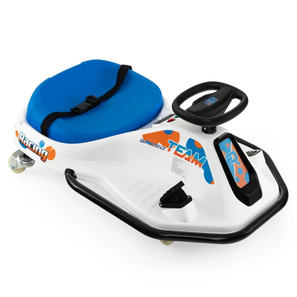 Go-kart elettrico per bambini 90 x 56 x 40 cm divertenti drift design moderno PP blu 20_0012271