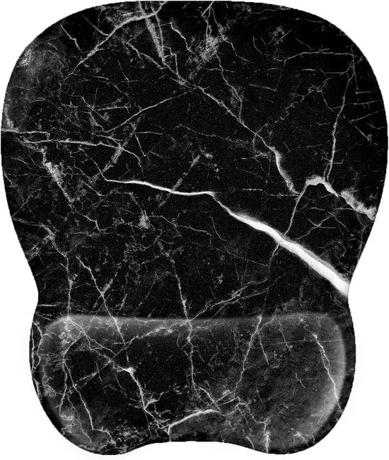Matrice Ergonomica con Supporto per la Palma - Nero Marmo - 1 pezzo - Schiuma di Poliisobutene