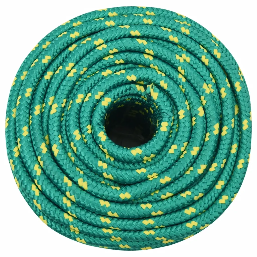 Corda per barca Verde 12 mm 100 m in Polipropilene 152725