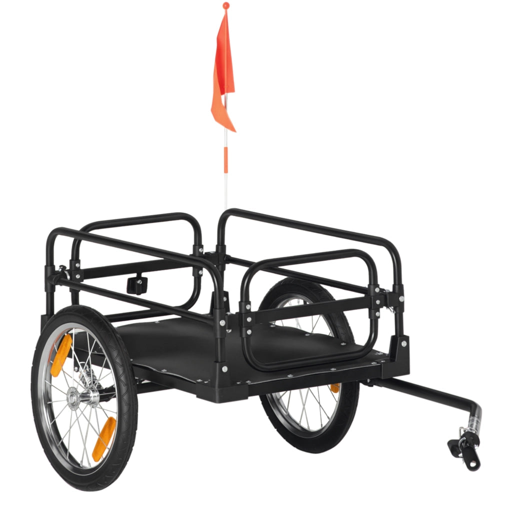 Rimorchio pieghevole per bicicletta ¨C zephmum ¨C acciaio, ruote 16 pollici