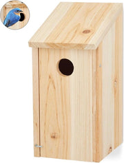 Nido per uccelli in legno appeso naturale Ø 32 cm giardino naturale estetica