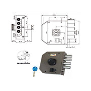 Serratura Sic.Semplice Dx Pompa Ja422 Moia