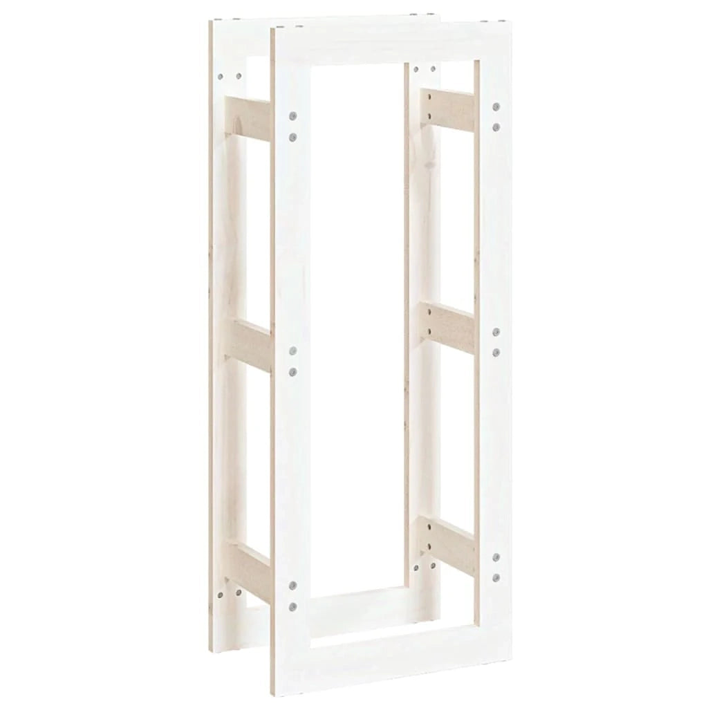 Portalegna portalegna organizer portaoggetti 41 x 25 x 100 cm legno di pino bianco 02_0045123