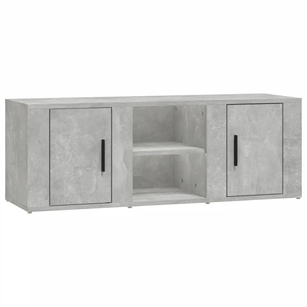 Mobile per TV-Credenza TV-Console TV Grigio Cemento 100x31,5x35 cm Legno Multistrato