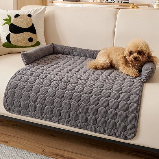 Sofa Protezione per Cani Universale con Nekrol Antiscivolo 75cm per Proteggere il Divano da Macchie e Graffi di Cani e Gatti.
