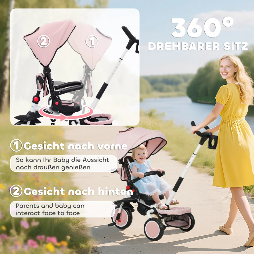 Triciclo Bambini 6 in 1 ¨C Zephmum ¨C Verde