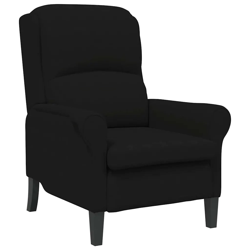 Divano Sedia-Poltrona-Poltroncina Nero 76 x 94 x 102 cm Microfibra