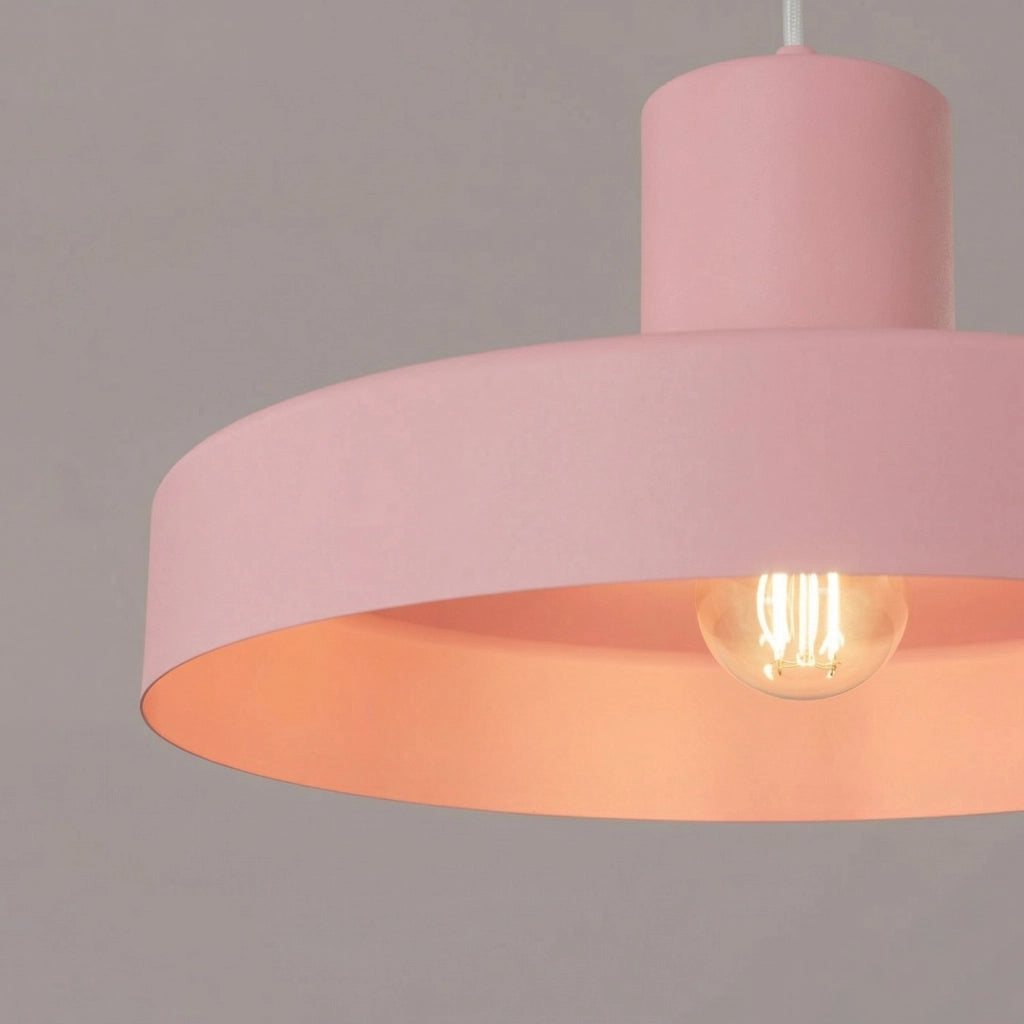 Lampada a sospensione BILO rosa