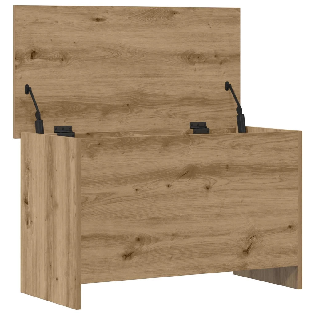 Cassa di stoccaggio Rovere Artigianale 80 x 40 x 50 cm 8011266