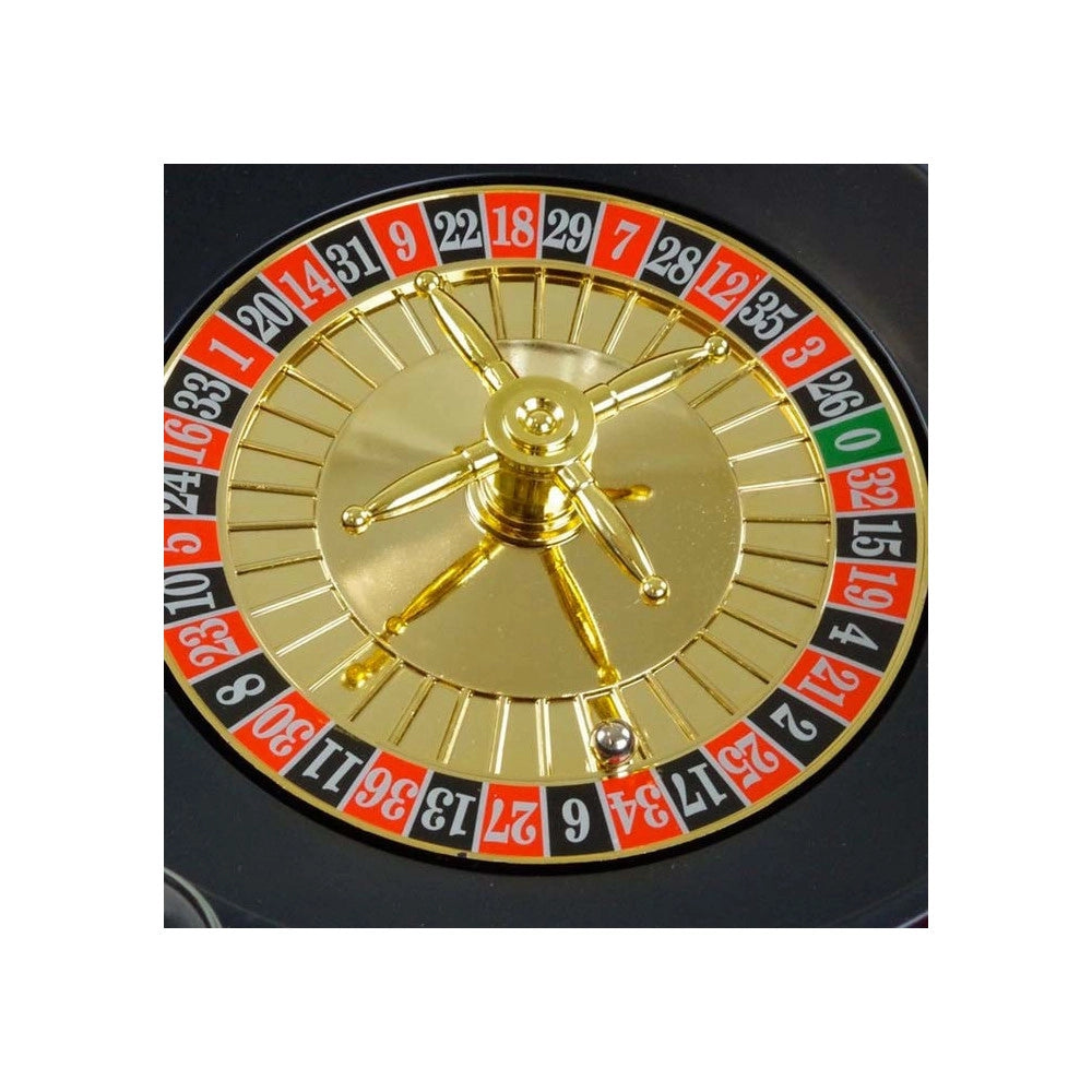 Trade Shop - Roulette Alcolica Gioco Tavolo Girevole Gioco D'azzardo Liquore 16 Bicchierini -