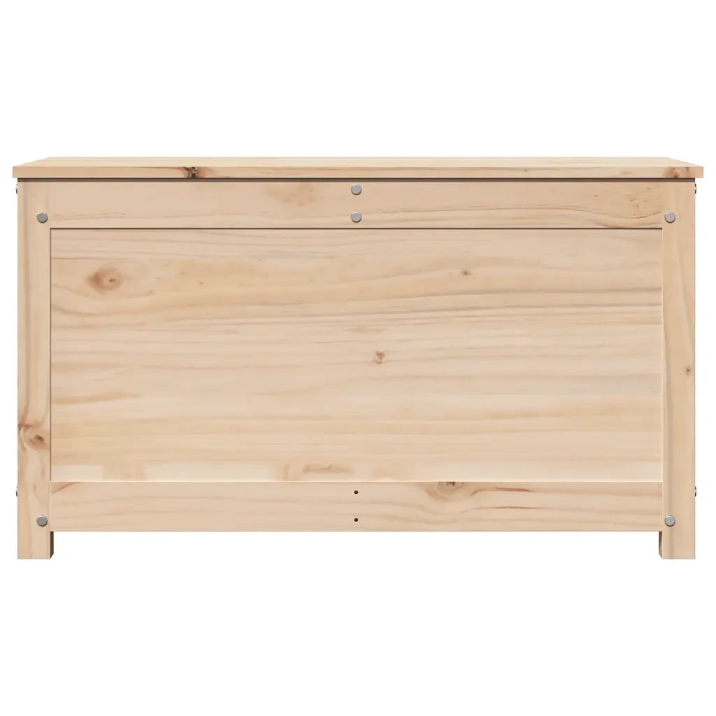 Contenitore Portaoggetti 80x40x45,5cm Legno Massello Pino 823534