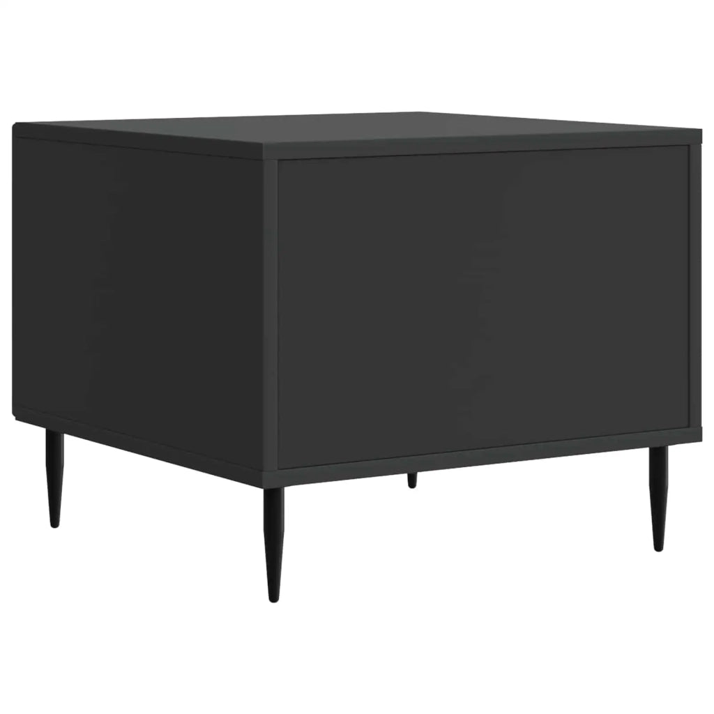 Tavolino da salotto Nero 49 x 50 x 40 cm Legno ingegnerizzato 894966