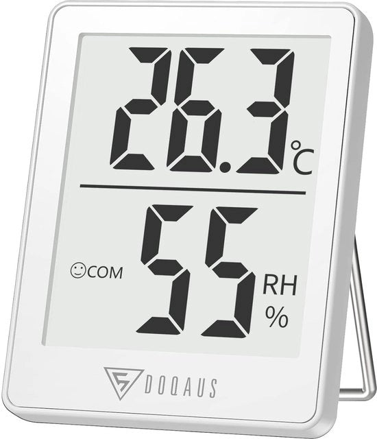 Termometro e Igrometro Mini per Misurazione della Temperatura e dell'Umidità in Casa, Ufficio o Camera da Bambino