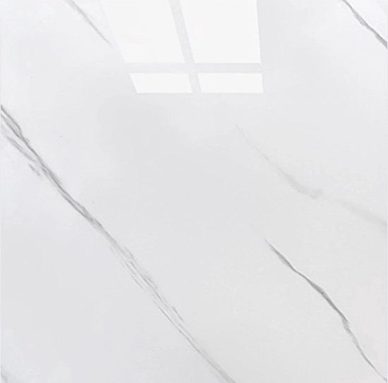 22 pezzi di rivestimento per piastrelle in marmo - pellicola per piastrelle impermeabile - cucina - autoadesivo - pellicola per rivestimento - bagno - bianco