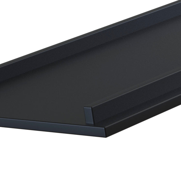 Tappo Decorativo 100x3,8 cm per Sistema Illuminazione a Binario  Nero