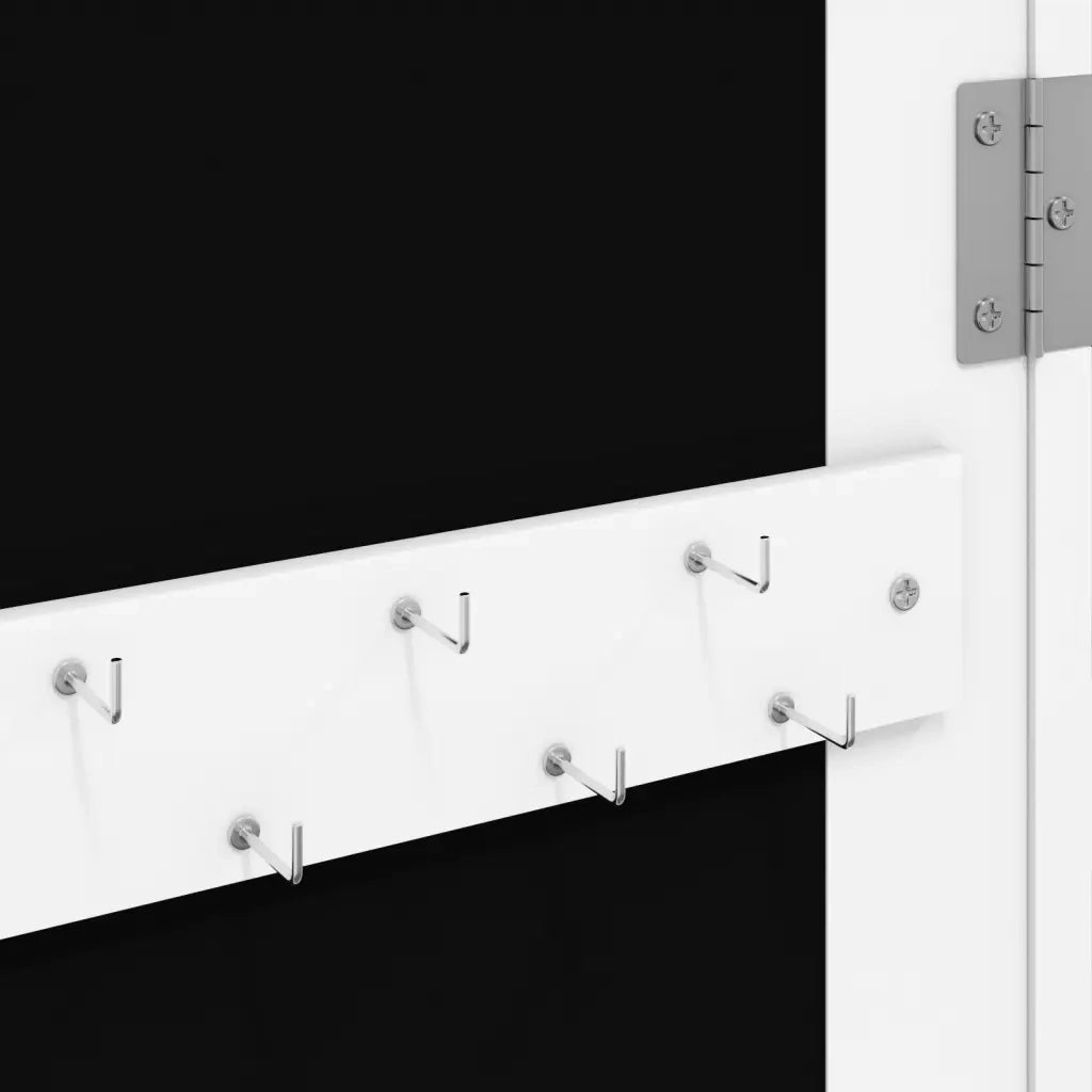 Armadio Portagioie a Specchio con Luci LED a Parete Bianco CFW6276362