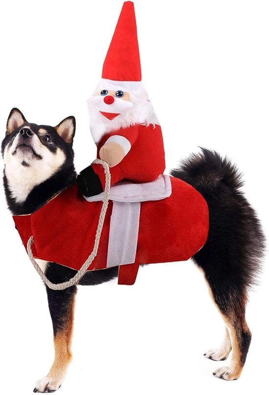 Costumi da cane per Natale divertente costume da cane in movimento su animal domestico gatto cane animale domestico costume da Natale indossare Halloween festa di Natale