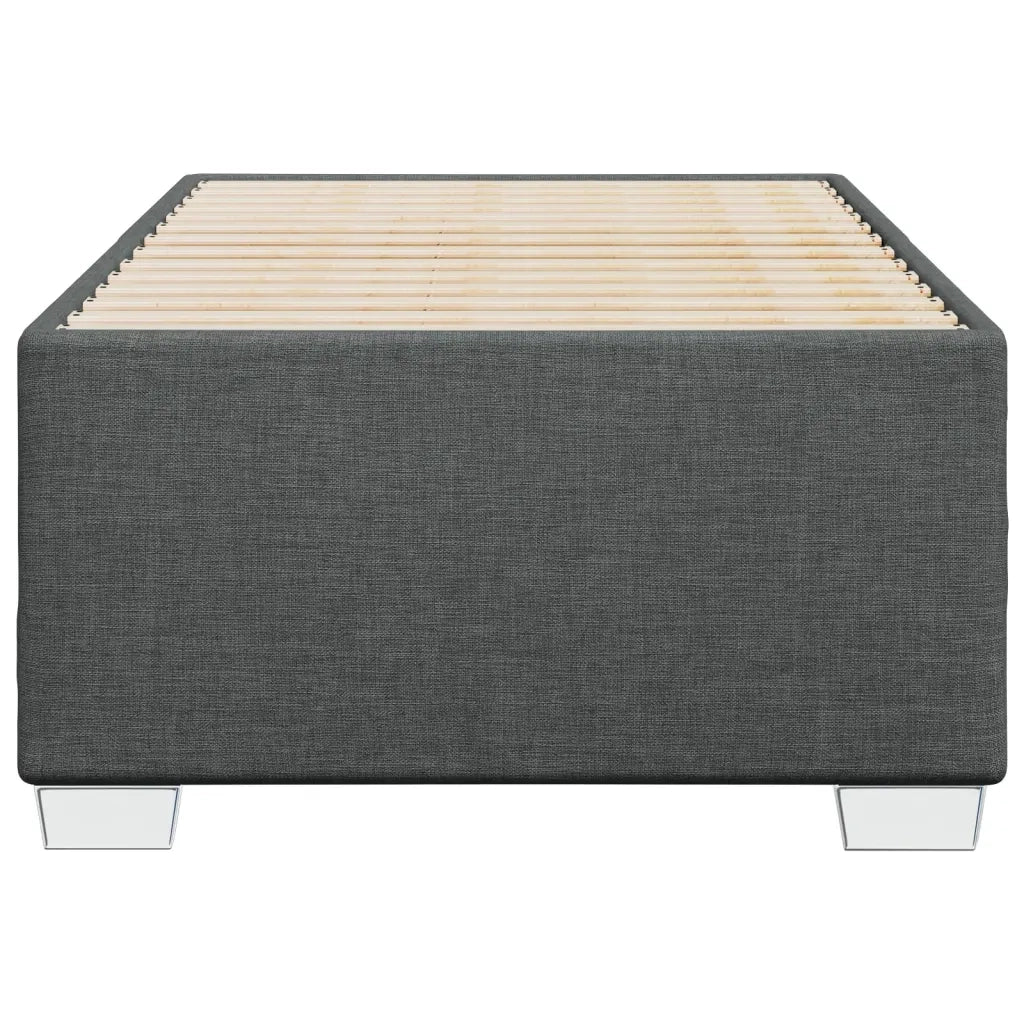 Giroletto senza Materasso Grigio Scuro 90x200 cm Tessuto 3284444