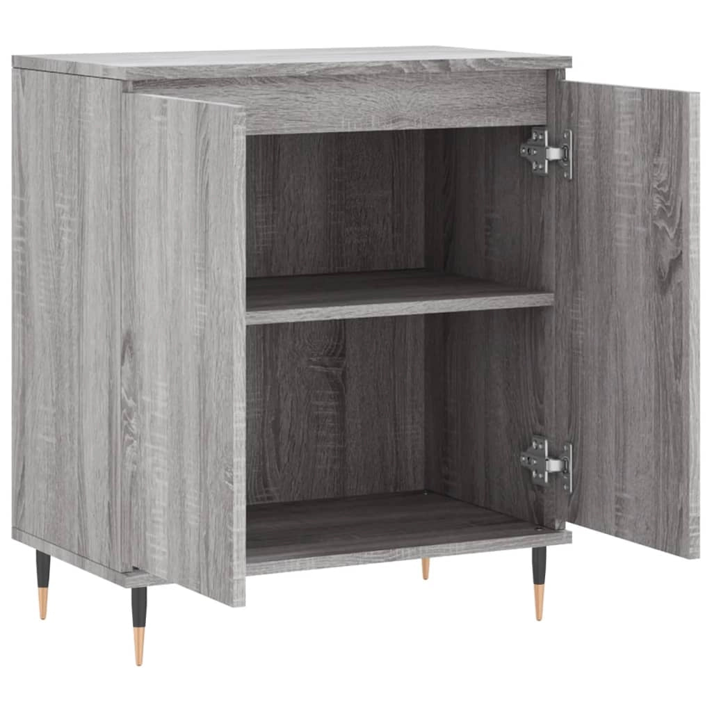 Buffet credenza cassettiera armadio mobile contenitore organizer cucina soggiorno Sonoma 60 x 35 x 70 cm legno ingegnerizzato grigio 02_0036399