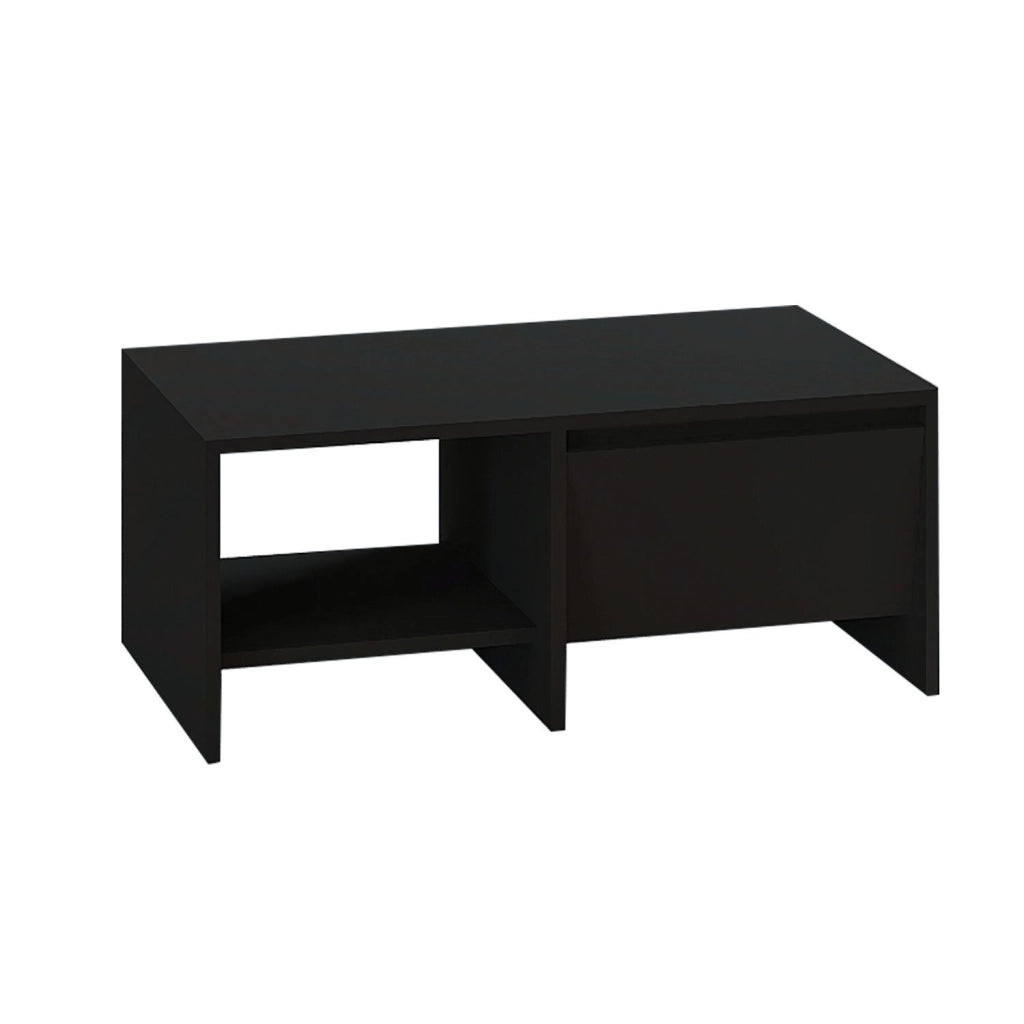 Tavolino in legno "Laris" - 90 x 45 x 35 cm - Nero