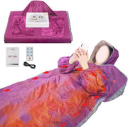 Sauna a Infrarossi Portatile - Tenda Sauna per Casa, 180 x 80 cm, Luce Rossa, Efficace in Energie, Circolazione di Calore 360°