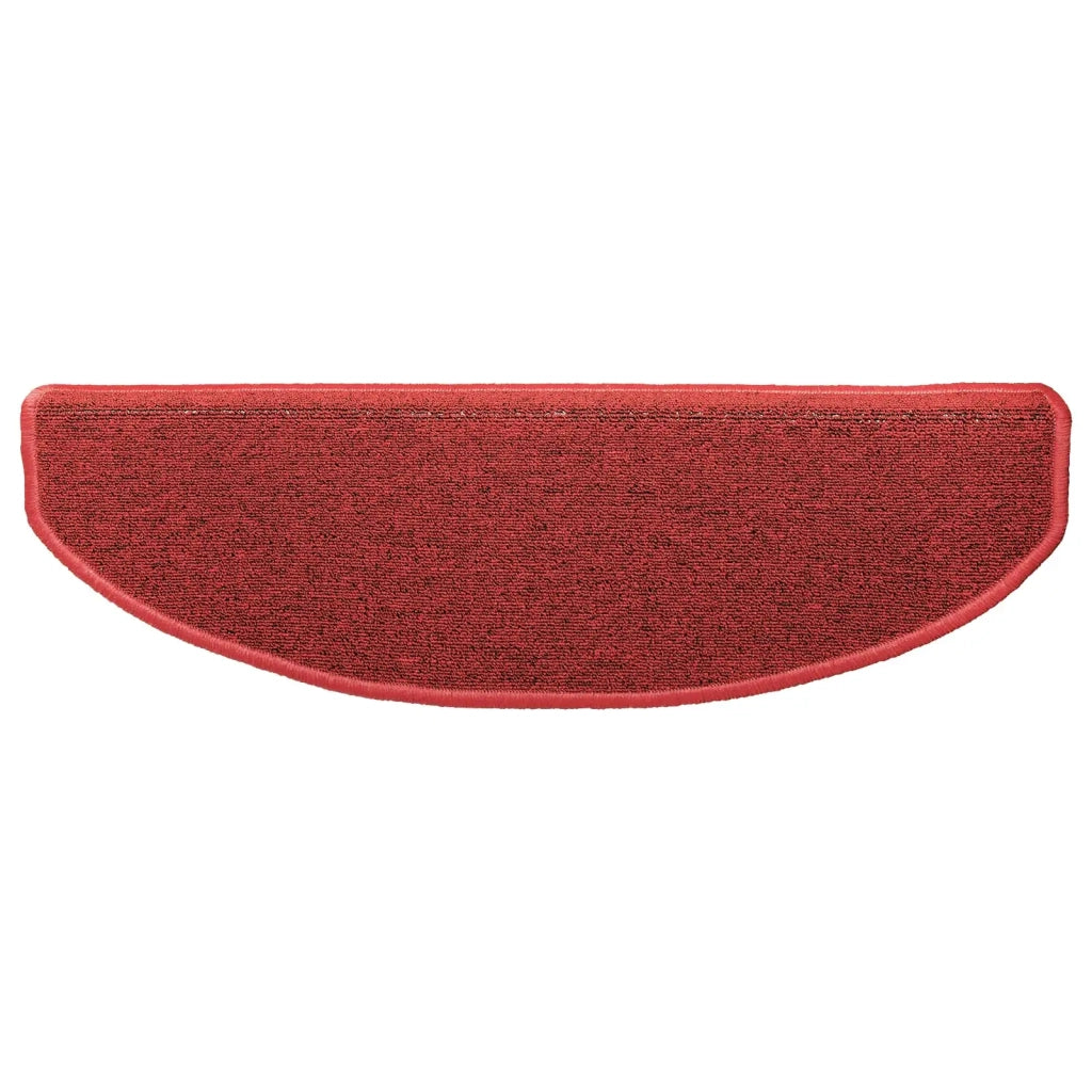 Tappetini per scale autoadesivi 15 pcs Rosso 80 x 24,5 x 3,5 cm 42038640