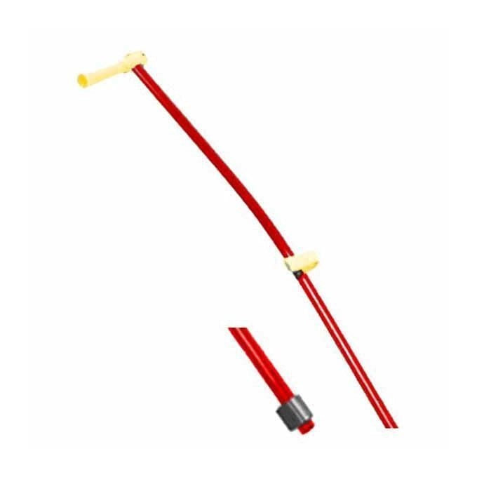 Falci Manico per Falce Piemonte Acciaio Tubolare Ovale Verniciato 150 cm Manetta Centrale Curva