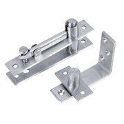 Set di Scharniere a Pivot per Porte in Legno, Rotazione 360 Gradi, Acciaio Inossidabile